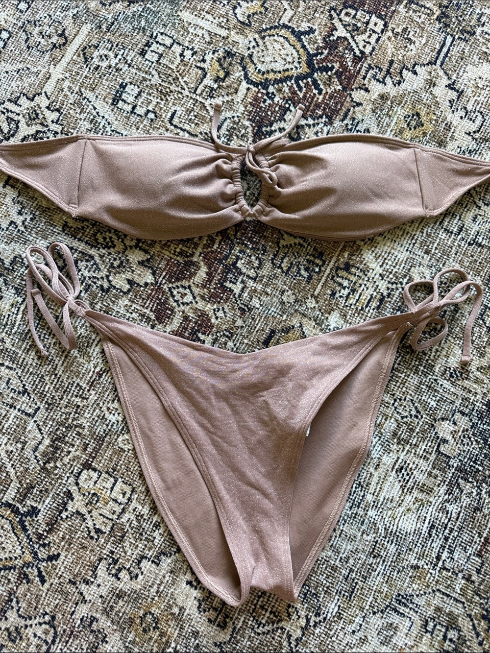 Abercrombie & Fitch Brown Tie-Side Bikini Set